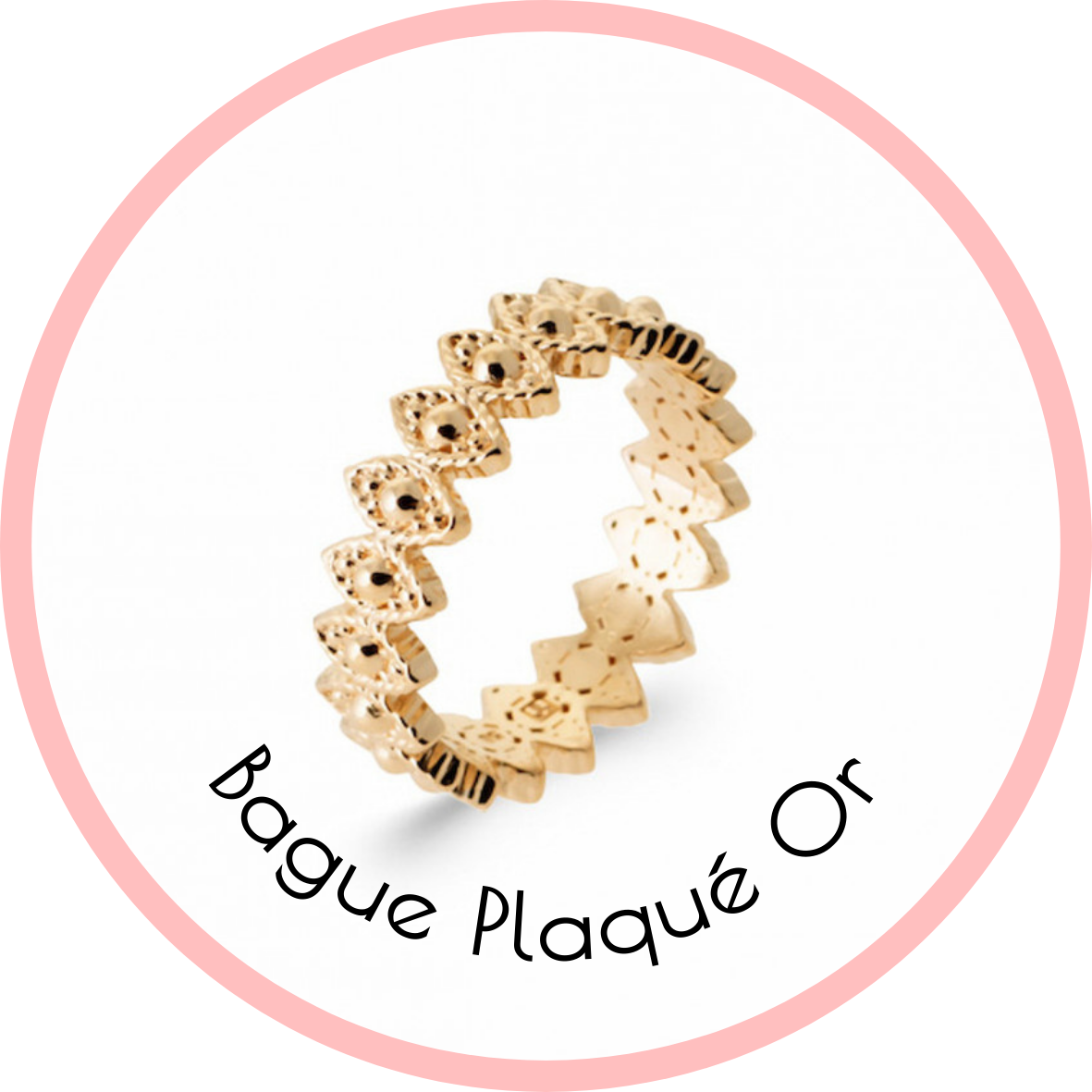 bague plaqué or